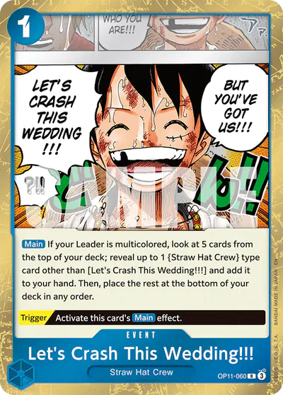 Let's Crash This Wedding!!!