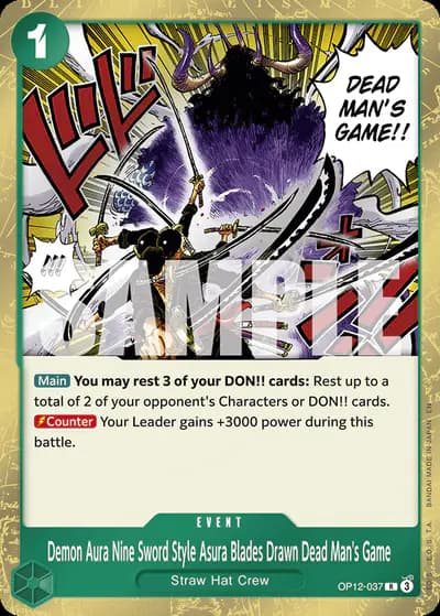 Demon Aura Nine Sword Style Asura Blades Drawn Dead Man's Game
