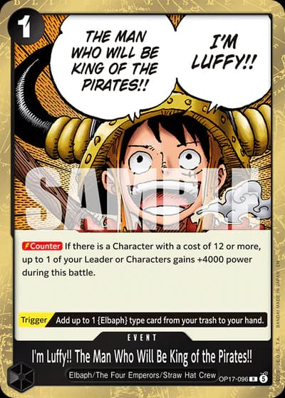 I'm Luffy!! The Man Who Will Be King of the Pirates!!