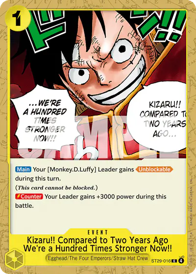 Kizaru!! Compared to Two Years Ago We're a Hundred Times Stronger Now!!